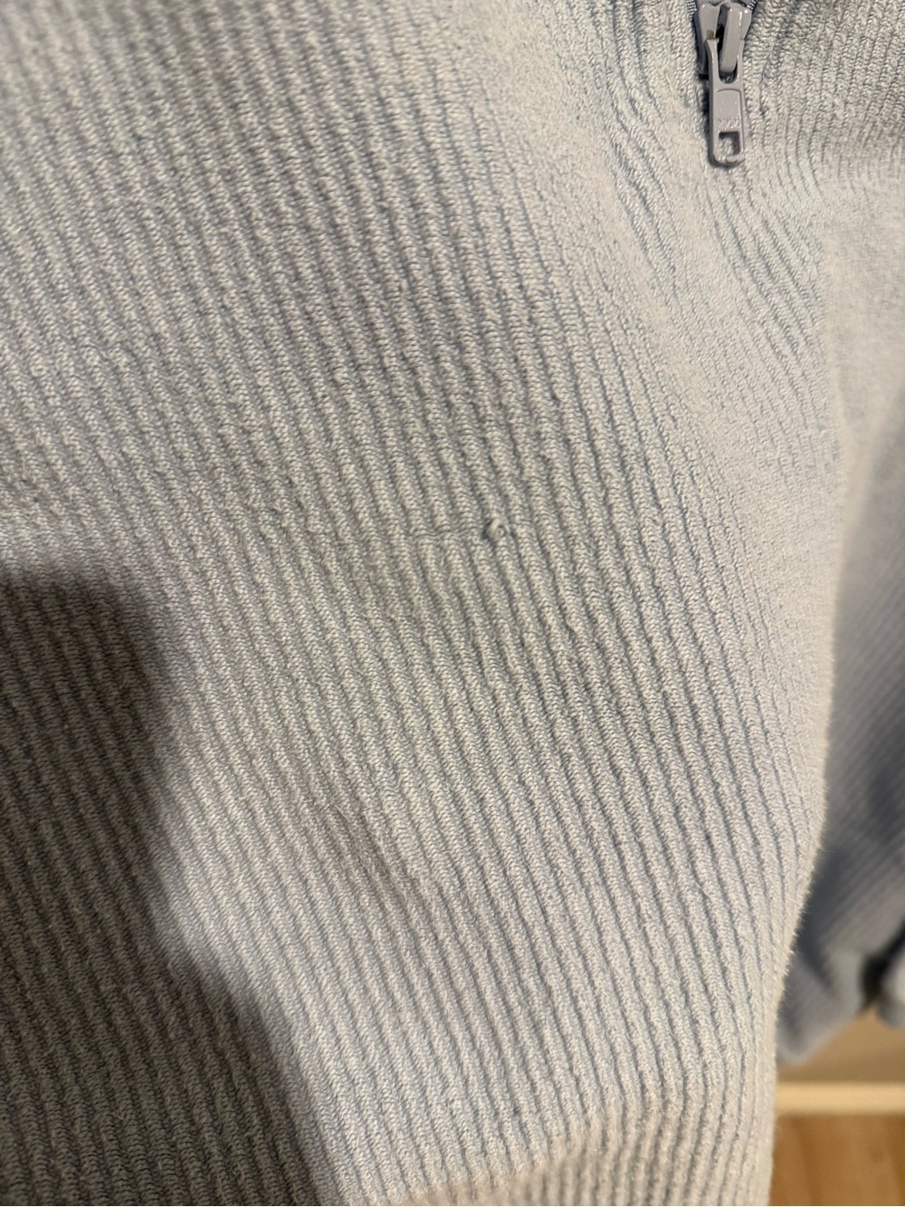 Aerie Half-Zip Pullover Sweater - Light Blue - Picture 2 of 7
